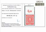 Alliierte Besetzung 917 aa P OR dgz postfrisch Befund Arge MiNr. 917 aa P OR dgz postfrisch Befund Arge