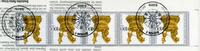 Bund Markenheft mit Bund Markenheft mit 1634 gestempelt Bonn, Rotes Kreuz MiNr. 1634 gestempelt Bonn, Rotes Kreuz -