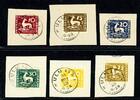 Württemberg Württemberg 144-149 Infla Berlin geprüft Briefstück MiNr. 144-149 Infla Berlin geprüft Briefstück -