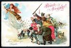 AK Eisenberg Neujahrs-Grußkarte 31.12.1903 gebraucht -