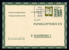 Bund Funklotterie-Postkarte Bund Funklotterie-Postkarte FP 11 gestempelt Zusatzfrankatur MiNr. FP 11 gestempelt Zusatzfrankatur -