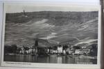 AK Rüdesheim mit Nationaldenkmal ungebraucht -