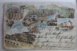 AK Bad Kreuznach Mehrbildkarte 1901 gebraucht -