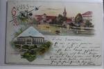    AK Königsberg i. Pr. Mehrbildkarte (Universität usw.) 1897 gebraucht 