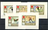 Tschad Einzelblocks Tschad Einzelblocks 502-506 postfrisch Olympia MiNr. 502-506 postfrisch Olympia -