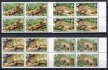 Salomon Inseln 4er Blöcke Salomon Inseln 4er Blöcke 1282-1285 postfrisch Reptilien, WWF MiNr. 1282-1285 postfrisch Reptilien, WWF -