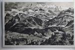 AK Engelberg Ortsansicht mit Berneralpen 1930 gebraucht -