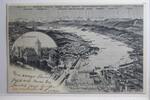 AK Züricher-See aus der Vogelschau 1904 gebraucht -