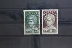 Saarland Saarland 371-372 gestempelt mit Vollstempel MiNr. 371-372 gestempelt mit Vollstempel -