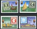 Tschad Tschad 872-875 ungezähnt postfrisch Schiffe MiNr. 872-875 ungezähnt postfrisch Schiffe -