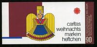 Bund Weihnachts MH Caritas 1990 1487 Bonn Ersttagssonderstempel MiNr. 1487 Bonn Ersttagssonderstempel