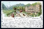 AK Interlaken , Kanton Bern, Schweiz Grand Hotel Jungfrau 1899 gebraucht -