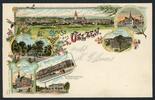 AK Uelzen Fischerhof, Postamt, Rathaus, Realprogymnasium 1900 gebraucht -