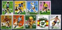 Paraguay 3327-3335 postfrisch Fußball MiNr. 3327-3335 postfrisch Fußball