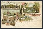 AK Wiesbaden Kurhaus, Kursaal, Kurhausplatz 1902 gebraucht -