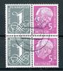 Bund 2x Bund 2x W 17 X gestempelt als 4er Block MiNr. W 17 X gestempelt als 4er Block -