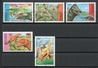 Kongo Brazzaville Kongo Brazzaville 1398-1402 gestempelt Dinosaurier MiNr. 1398-1402 gestempelt Dinosaurier -