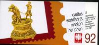 Bund Markenheftchen Caritas 1992 mit Bund Markenheftchen Caritas 1992 mit 1634 gestempelt Berlin MiNr. 1634 gestempelt Berlin -