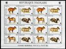 Togo KB Togo KB 2456-2459 postfrisch Wildtiere WWF MiNr. 2456-2459 postfrisch Wildtiere WWF -