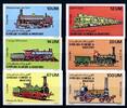 Mauretanien Mauretanien 704 B-709 B postfrisch Eisenbahn Lokomotive MiNr. 704 B-709 B postfrisch Eisenbahn Lokomotive -