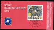 Bund Sport Markenheftchen Bund Sport Markenheftchen 1594 gestempelt Bonn MiNr. 1594 gestempelt Bonn -