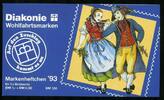 Bund Diakonie Markenheft 1993 mit Bund Diakonie Markenheft 1993 mit 1699 Bonn Ersttagssonderstempel MiNr. 1699 Bonn Ersttagssonderstempel -