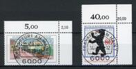 Berlin Berlin 800 + 822 KBWZ gestempelt Frankfurt, Originalgummi MiNr. 800 + 822 KBWZ gestempelt Frankfurt, Originalgummi -