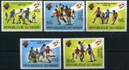 Niger 767-71 postfrisch Fußball MiNr. 767-71 postfrisch Fußball