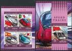 Salomon Inseln Salomon Inseln 3791-3794 + Block 539 postfrisch Eisenbahn MiNr. 3791-3794 + Block 539 postfrisch Eisenbahn -