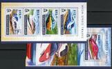 Salomon Inseln Salomon Inseln 3177-3180 + Block 417 postfrisch Eisenbahn MiNr. 3177-3180 + Block 417 postfrisch Eisenbahn -