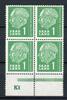 Saarland 4er Block Unterrand Saarland 4er Block Unterrand 380 postfrisch DZ Kt MiNr. 380 postfrisch DZ Kt -