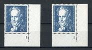 Saarland Saarland 448 postfrisch FN/ Formnummer 1 + 2 MiNr. 448 postfrisch FN/ Formnummer 1 + 2 -