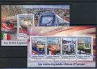 Togo Kleinbogen Togo Kleinbogen 8009-8012, Block 1413 postfrisch Eisenbahn MiNr. 8009-8012, Block 1413 postfrisch Eisenbahn -