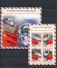 Togo Kleinbogen Togo Kleinbogen 8497-8500, Block 1501 postfrisch Eisenbahn MiNr. 8497-8500, Block 1501 postfrisch Eisenbahn -