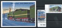 Malediven Malediven 1650-1651, Block 214 postfrisch Eisnebahn MiNr. 1650-1651, Block 214 postfrisch Eisnebahn -