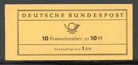 Bund Markenheftchen Bund Markenheftchen MH 6 g R1 postfrisch MiNr. MH 6 g R1 postfrisch -