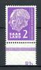 Saarland Saarland 381 DZ Rb mit Falz MiNr. 381 DZ Rb mit Falz -