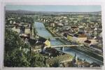 AK Graz Blick vom Schlossberg auf die drei Brücken 1954 gebraucht