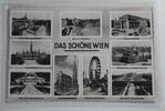 AK Wien Mehrbildkarte (Rathaus, Prater usw.) 1954 gebraucht -