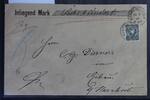 Deutsches Reich 44 auf Brief als Einzelfrankatur -