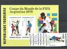Togo Togo 1300-1305, Block 133 B postfrisch Fußball MiNr. 1300-1305, Block 133 B postfrisch Fußball -
