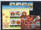 Papua Neuguinea Papua Neuguinea 1129-1132, Block 33-34 postfrisch Pilze MiNr. 1129-1132, Block 33-34 postfrisch Pilze -