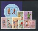 Burkina Faso Burkina Faso 988-994, Block 94 postfrisch Fußball MiNr. 988-994, Block 94 postfrisch Fußball -