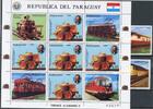 Paraguay Paraguay 4025, 27, Klb. 4026 postfrisch Eisenbahn MiNr. 4025, 27, Klb. 4026 postfrisch Eisenbahn -