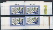 Berlin Berlin 607-610 postfrisch alle 4 Ecken, Blumen MiNr. 607-610 postfrisch alle 4 Ecken, Blumen -
