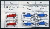 Berlin 4er Bl. Ecken mit Berlin 4er Bl. Ecken mit 660-63 Jugend, Auto Ersttagssonderstempel MiNr. 660-63 Jugend, Auto Ersttagssonderstempel -