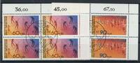 Berlin 4er Bl. Ecken mit Berlin 4er Bl. Ecken mit 645-46 Sport Ersttagssonderstempel MiNr. 645-46 Sport Ersttagssonderstempel -