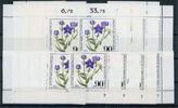 Berlin 629-32 postfrisch alle 4 Ecken, Form Nr. 2, Blumen MiNr. 629-32 postfrisch alle 4 Ecken, Form Nr. 2, Blumen