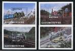 Bhutan Bhutan Block 106-109 postfrisch Eisenbahn MiNr. Block 106-109 postfrisch Eisenbahn -