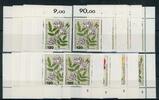 Berlin Berlin 680-83 postfrisch alle 4 Ecken, Form Nr. 2, Blumen MiNr. 680-83 postfrisch alle 4 Ecken, Form Nr. 2, Blumen -